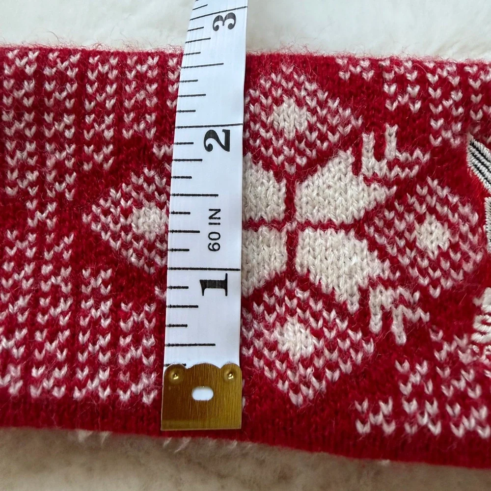 47 Brand Ball State Red and White Patterned Headband